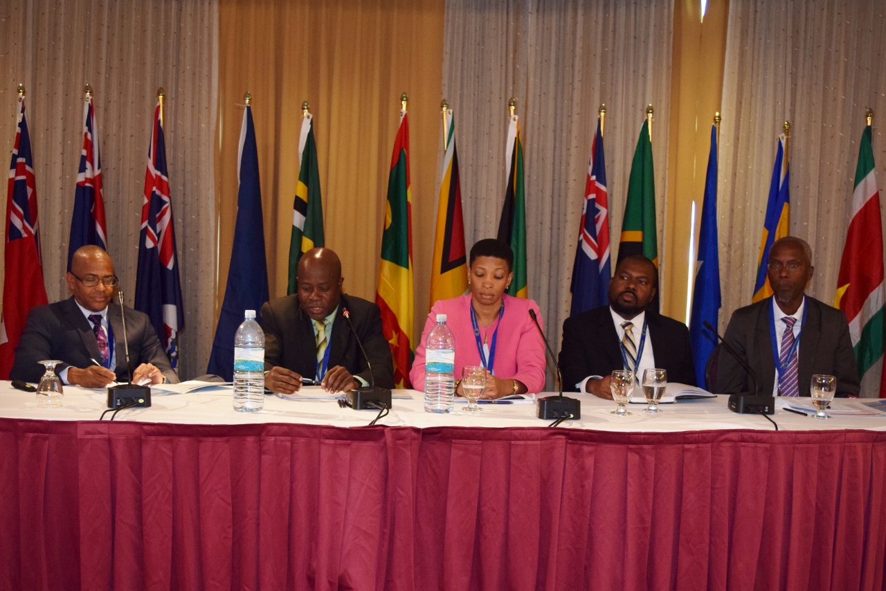 BISX Chief Operating Officer, Holland Grant (2nd from right) with other panel discussion participants