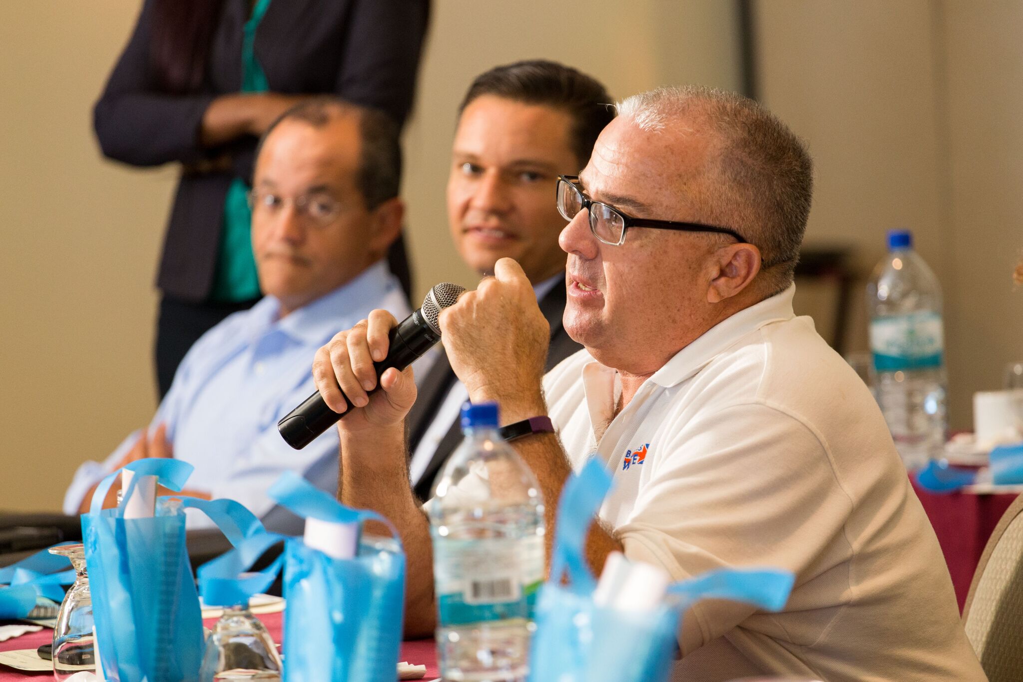 Bahamas Waste Managing Director Francisco De Cardenas speaking at Conclave