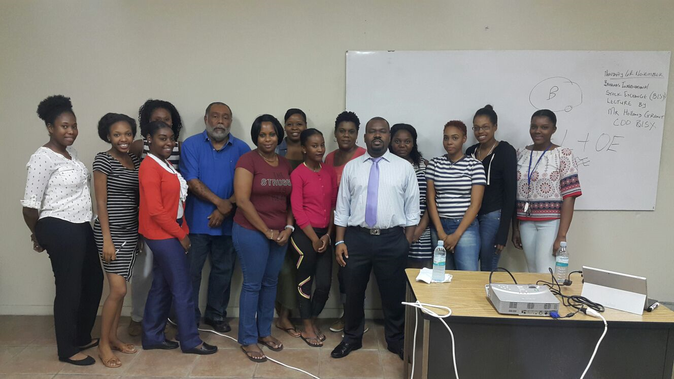 Mr. Holland Grant and Mr. Davis with the students of BBCC